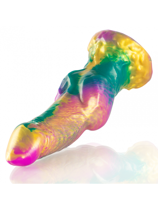 EPIC - DILDO IRIS CON TESTICOLI ARCOBALENO DI PIACERE