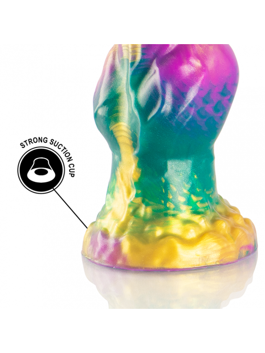 EPIC - DILDO IRIS CON TESTICOLI ARCOBALENO DI PIACERE