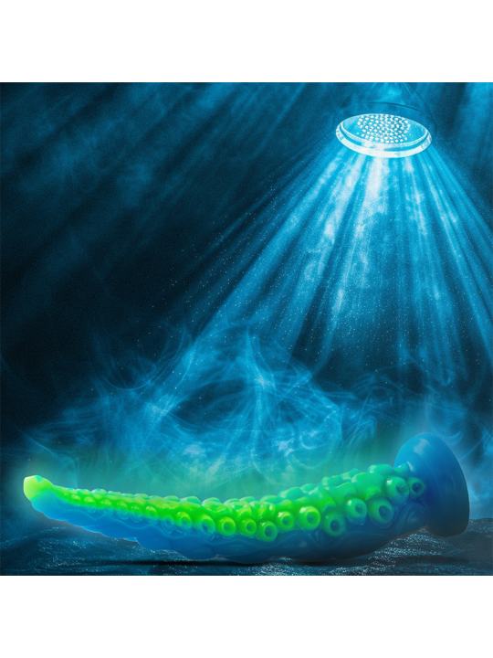 EPIC - DILDO FLUORESCENTE CON TENTACOLI SOTTILI DI SCYLLA DIMENSIONI GRANDI