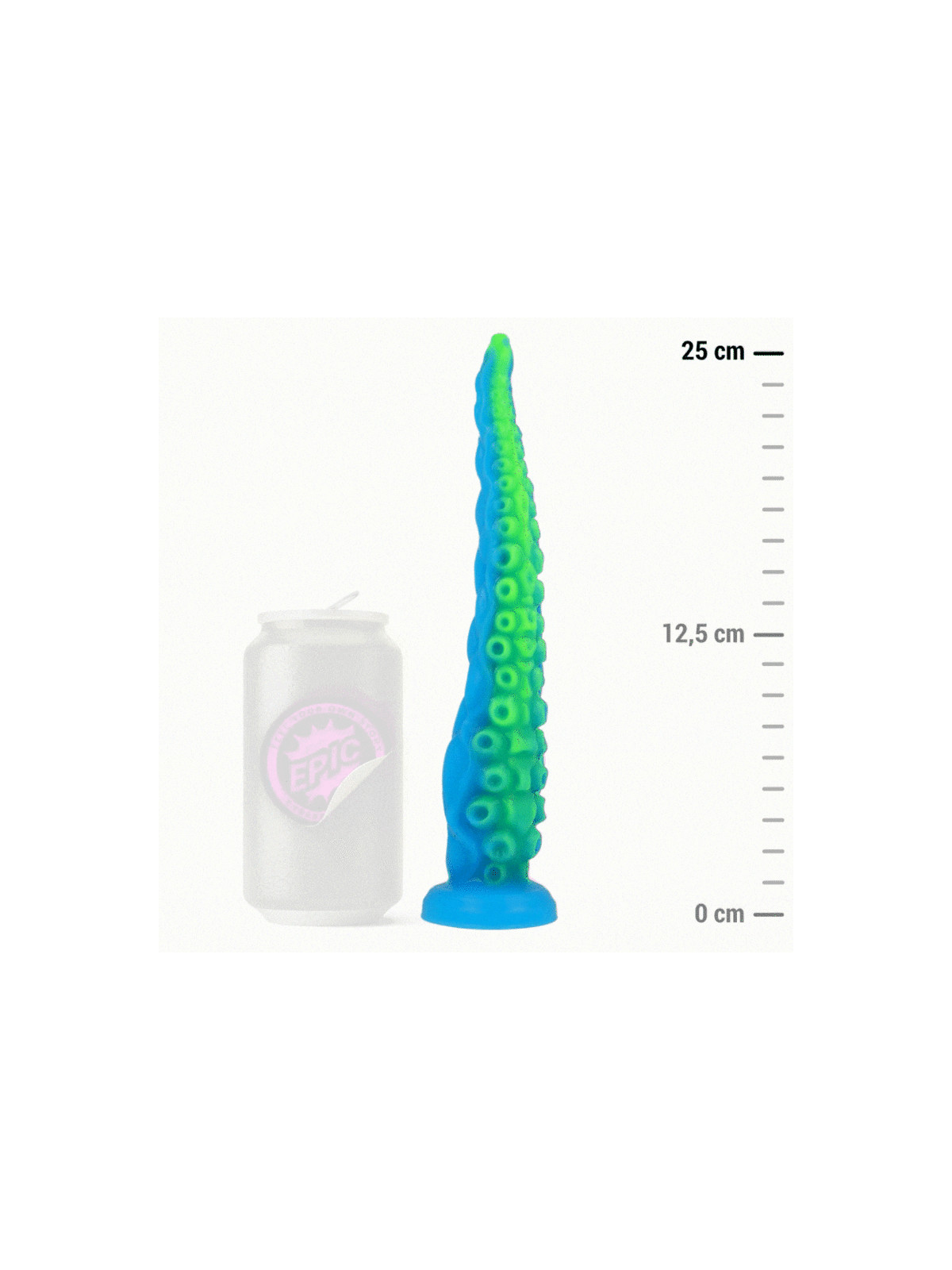 EPIC - DILDO FLUORESCENTE CON TENTACOLI SOTTILI DI SCYLLA TAGLIA PICCOLA