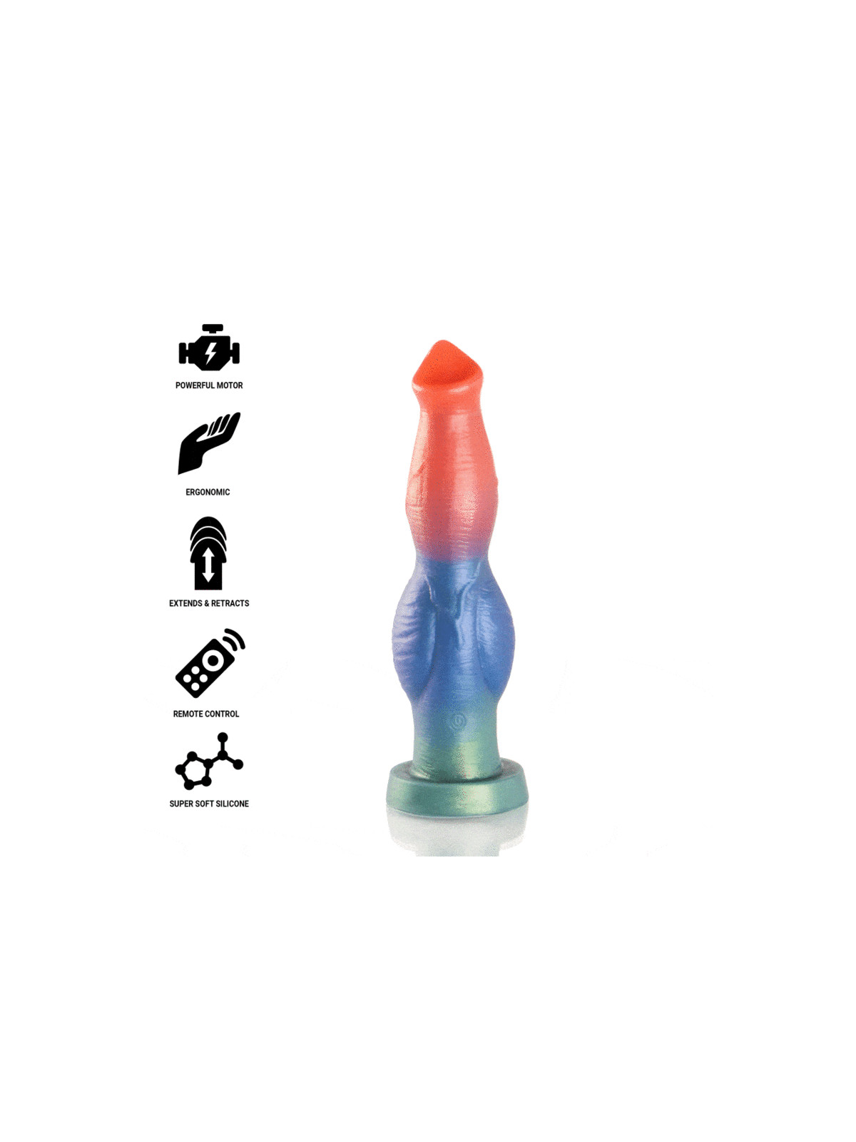 EPIC - ARION DILDO SINFONIA DEL PIACERE TELECOMANDO RICARICABILE