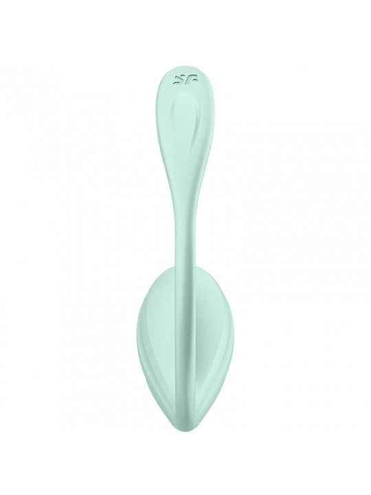 SATISFYER - STIMOLATORE PUNTO G PETALE LISCIO VERDE ACQUA APP GRATUITA