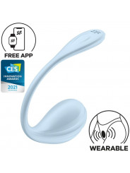 SATISFYER - STIMOLATORE PUNTO G PETALE LISCIO SKY BLUE APP GRATUITA