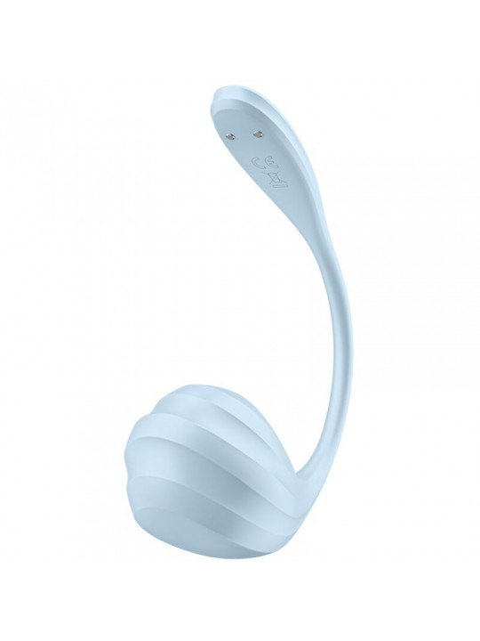 SATISFYER - STIMOLATORE PUNTO G PETALE LISCIO SKY BLUE APP GRATUITA