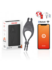 ONINDER - ANELLO VIBRATORE REGOLABILE RICARICABILE PAMPA CON STIMOLATORE CLITORIDE 10 VELOCITÀ - APP GRATUITA