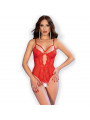 CHILIROSE - CR 4689 BODY CROTCHLESS ROSSO S