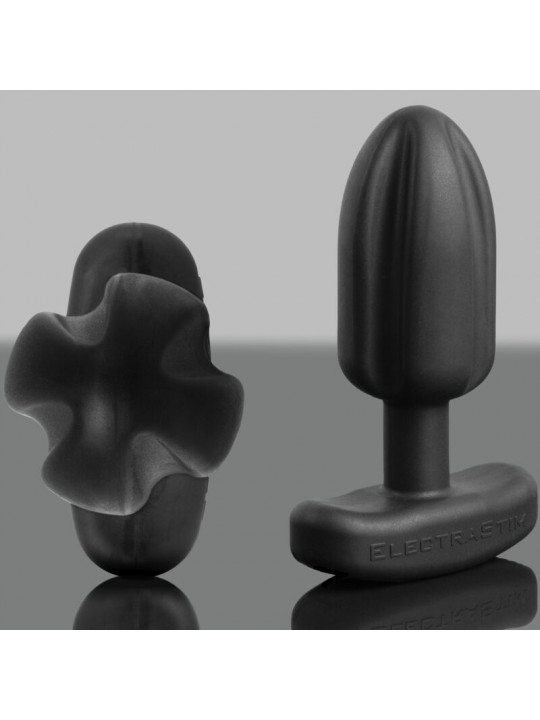 ELECTRASTIM - TARTARUS PLUG ANALE QUADRIPOLARE IN SILICONE NERO