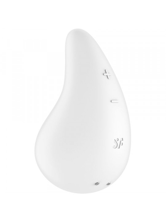 SATISFYER - VIBRATORE GOCCIA DI RUGIADA LAY-ON BIANCO