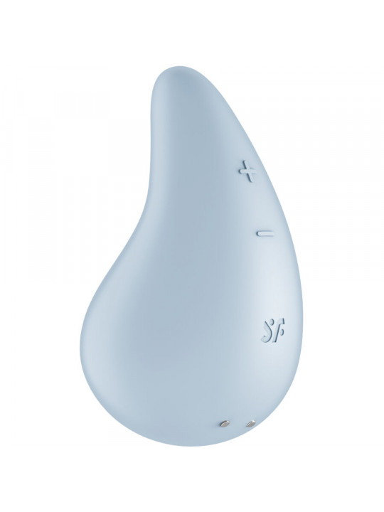 SATISFYER - VIBRATORE GOCCIA DI RUGIADA LAY-ON BLU