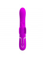 PRETTY LOVE - VIBRATORE MULTIFUNZIONE RABBIT 4 IN 1 FARFALLA FUCSIA