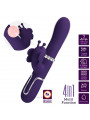 PRETTY LOVE - VIBRATORE MULTIFUNZIONE RABBIT 4 IN 1 FARFALLA VIOLA