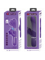 PRETTY LOVE - VIBRATORE MULTIFUNZIONE RABBIT 4 IN 1 FARFALLA VIOLA