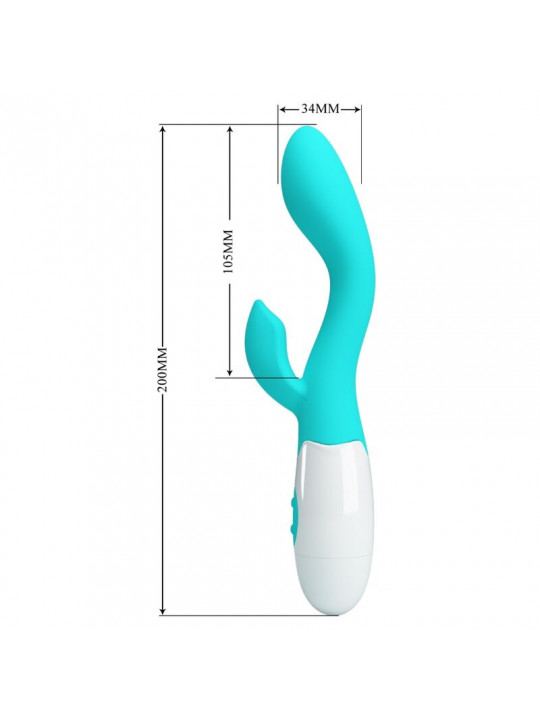 PRETTY LOVE - VIBRATORE BRIGHTY G-SPOT VERDE ACQUA