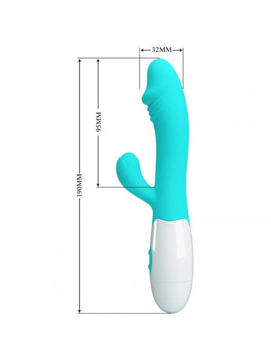 PRETTY LOVE - VIBRATORE SNAPPY G-SPOT VERDE ACQUA