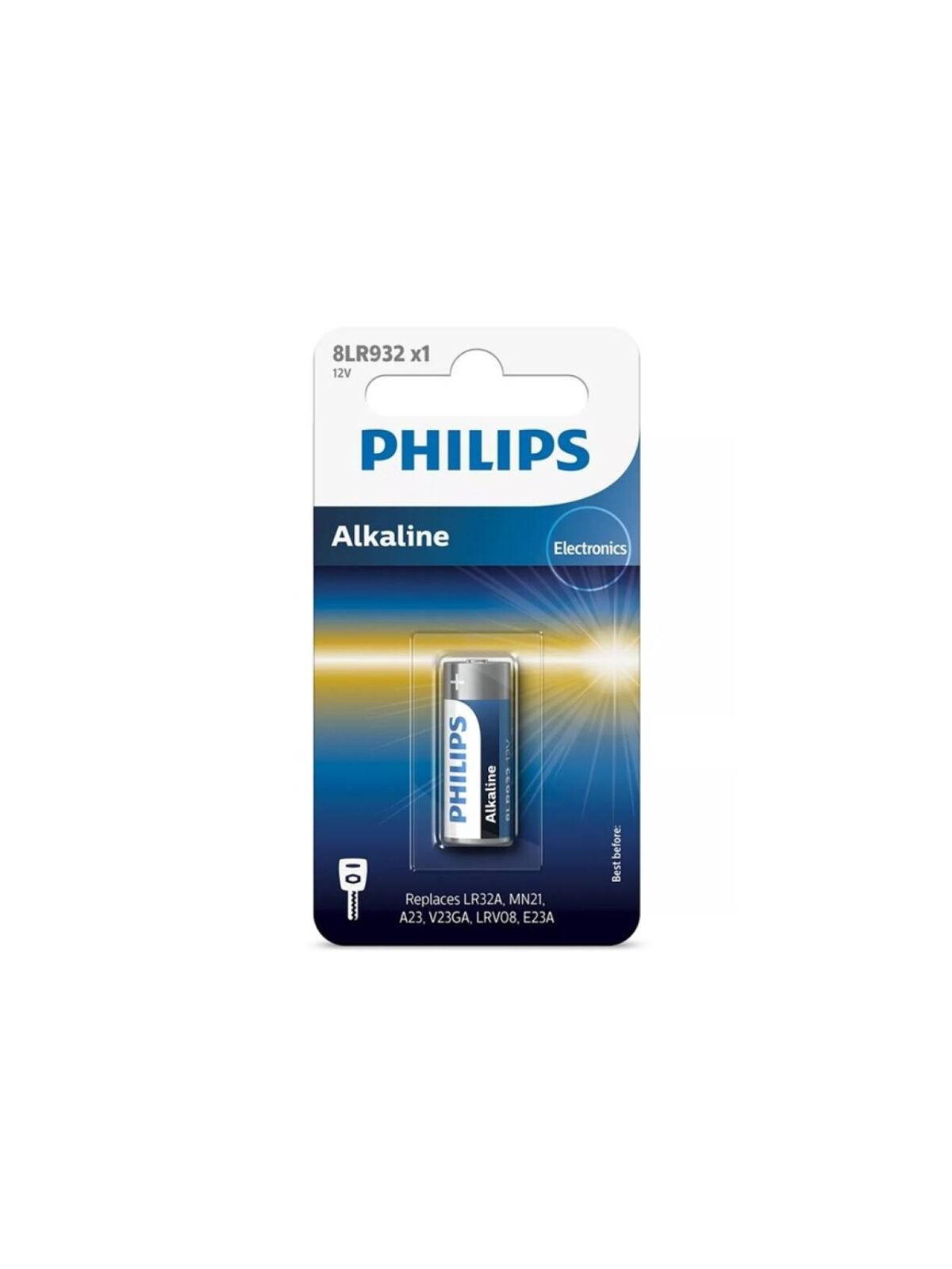 PHILIPS - BATTERIA ALCALINA 12V LR23A MN21 8LR932 BLISTER*1