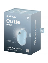 SATISFYER - CUTIE GHOST VIBRATORE LAY-ON AZZURRO