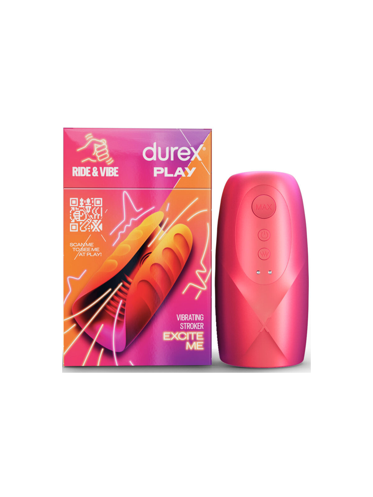 DUREX - MASTURBATORE VIBRATORE TOY RIDE & VIBE