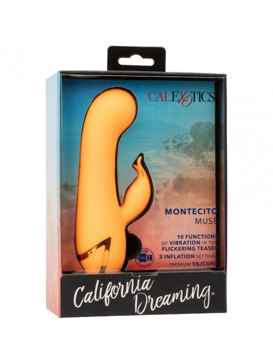 CALEXOTICS - MONTECITO MUSE VIBRATORE RABBIT ORANGE BY CALIFORNIA DREAMING