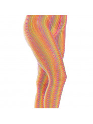 LEG AVENUE - CALZE ALL'UNCINETTO MULTICOLORE