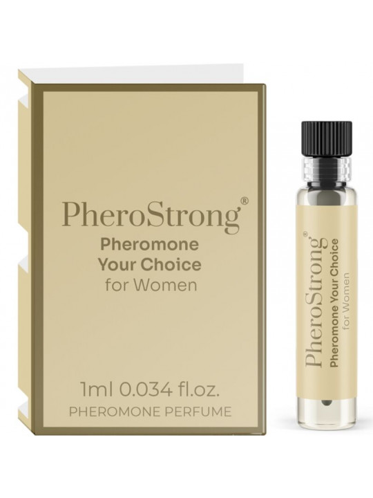 PHEROSTRONG - PROFUMO AI FEROMONI LA TUA SCELTA PER DONNA 1 ML