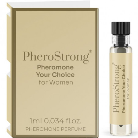 PHEROSTRONG - PROFUMO AI FEROMONI LA TUA SCELTA PER DONNA 1 ML