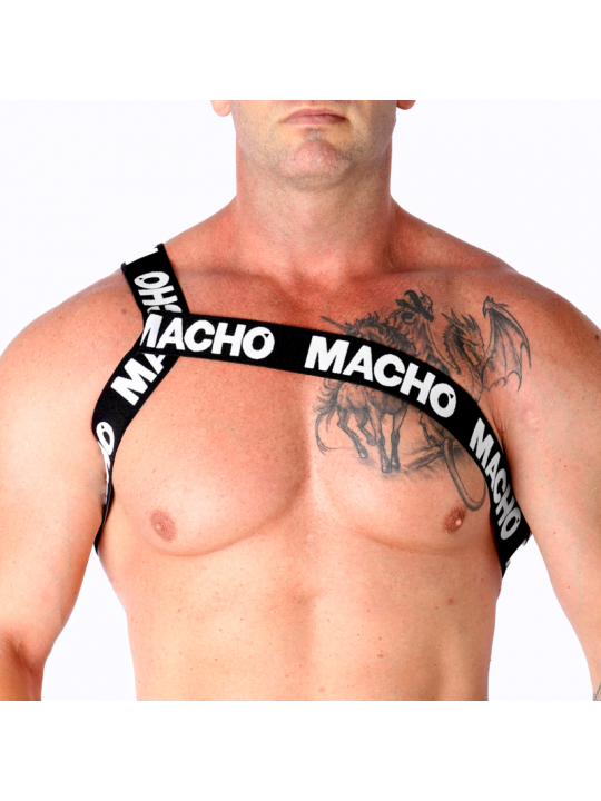 MACHO - PETTORINA ROMANA BIANCA L/XL