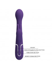 PRETTY LOVE - DEJON VIBRATORE RABBIT 3 IN 1 MULTIFUNZIONE VIOLA