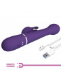 PRETTY LOVE - DEJON VIBRATORE RABBIT 3 IN 1 MULTIFUNZIONE VIOLA