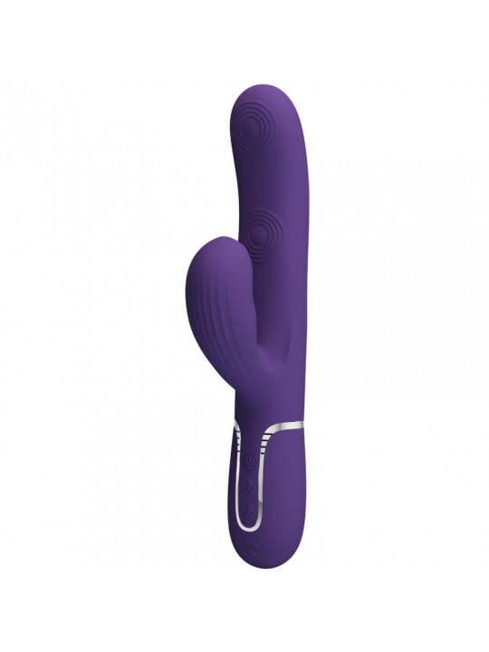 PRETTY LOVE - PERLITA VIBRATORE G-SPOT 3 IN 1 MULTIFUNZIONE VIOLA