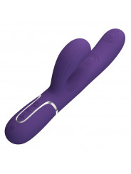 PRETTY LOVE - PERLITA VIBRATORE G-SPOT 3 IN 1 MULTIFUNZIONE VIOLA