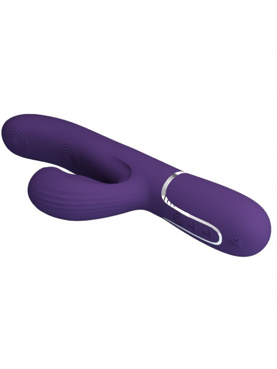 PRETTY LOVE - PERLITA VIBRATORE G-SPOT 3 IN 1 MULTIFUNZIONE VIOLA