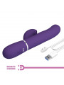 PRETTY LOVE - PERLITA VIBRATORE G-SPOT 3 IN 1 MULTIFUNZIONE VIOLA