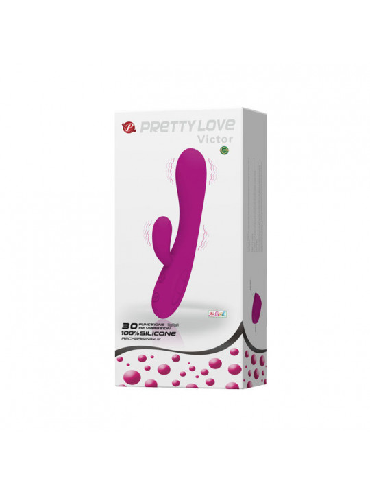 PRETTY LOVE - SMART VIBRATORE VICTOR CON STIMOLATORE CLITORIDE