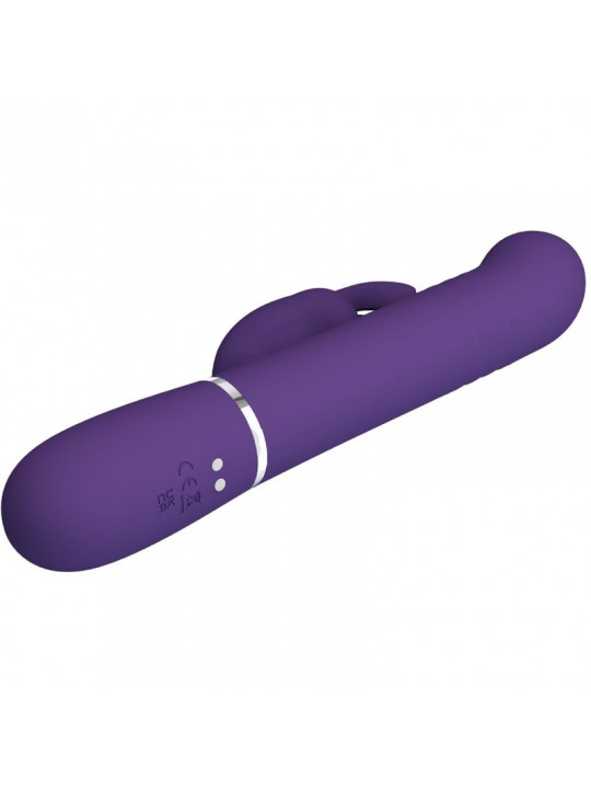 PRETTY LOVE - COALE VIBRATORE CONIGLIO CARBONE 4 EN 1 VIOLA