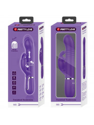 PRETTY LOVE - COALE VIBRATORE CONIGLIO CARBONE 4 EN 1 VIOLA