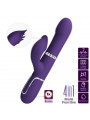 PRETTY LOVE - ZALIN PERLE VIBRATORE CONIGLIO 4 EN 1 VIOLA