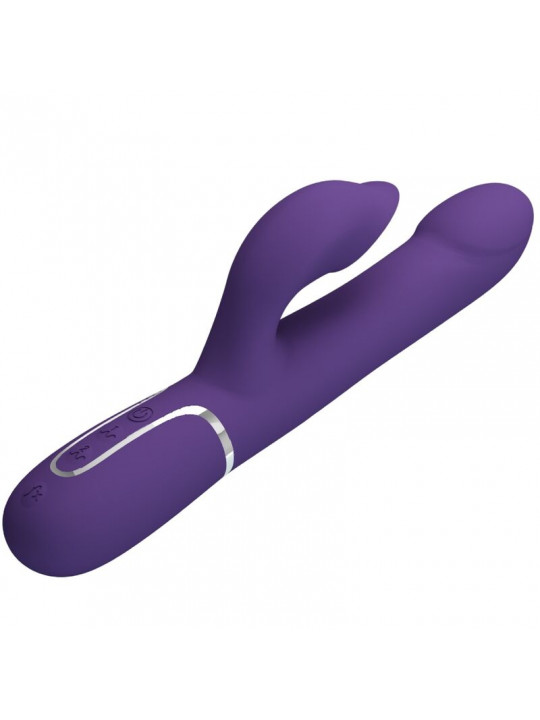 PRETTY LOVE - ZALIN PERLE VIBRATORE CONIGLIO 4 EN 1 VIOLA