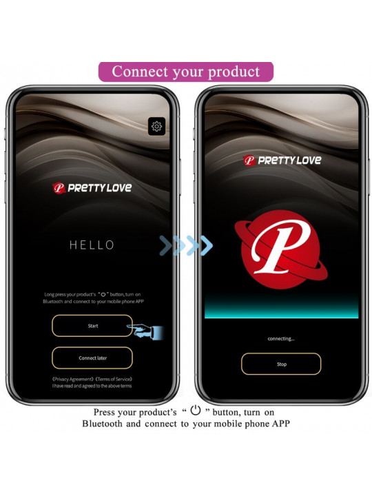 PRETTY LOVE - HECTOR VIBRATORE ELETTROSHOCK APP GRATUITA VIOLA