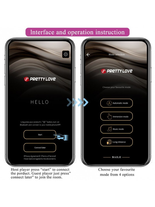 PRETTY LOVE - HECTOR VIBRATORE ELETTROSHOCK APP GRATUITA VIOLA