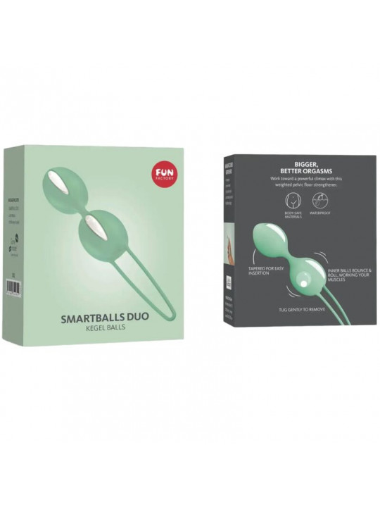 FUN FACTORY - PALLE PELVICHE SMARTBALLS DUO BIANCO / PISTACCHIO