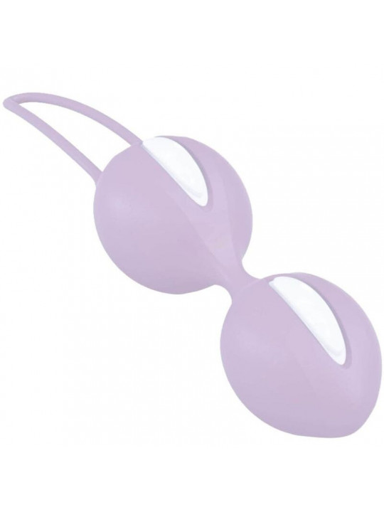 FUN FACTORY -  SMARTBALLS DUO PALLE PELVICHE BIANCO / VIOLA PASTELLO