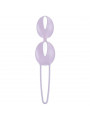 FUN FACTORY -  SMARTBALLS DUO PALLE PELVICHE BIANCO / VIOLA PASTELLO