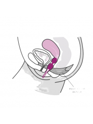 FUN FACTORY -  SMARTBALLS DUO PALLE PELVICHE BIANCO / VIOLA PASTELLO