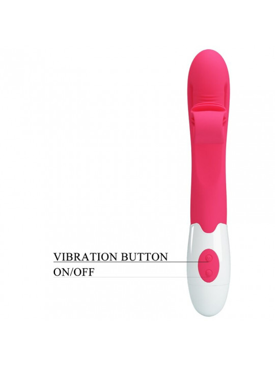 ROMANCE - VIBRATORE E STIMOLATORE 30 VELOCITÀ ROSA