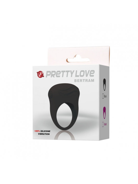 PRETTY LOVE - BERTRAM ANELLO VIBRATORE NERO