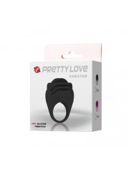 PRETTY LOVE - ANELLO VIBRATORE NERO CHESTER