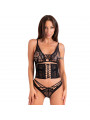 LIVCO CORSETTI FASHION - CINEX ATLANTIN LC 90704 SET TRE PEZZI NERO L/XL