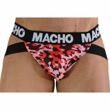 MACHO - MX28MR JOCK MILITARE ROSSO S