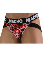 MACHO - MX28MR JOCK MILITARE ROSSO S