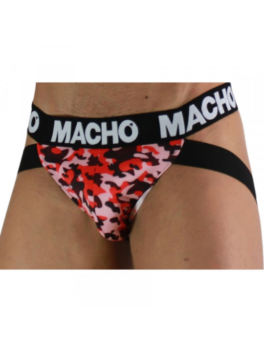 MACHO - MX28MR JOCK MILITARE ROSSO S